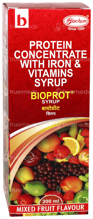 Bioprot Mixed Fruit Flavour Syrup 200Ml